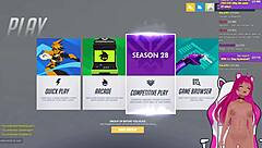 Vtuber Lewdneko Plays Overwatch And Gets Spanked Part 1