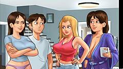 Slutty Friends Show Boobs In Cheerleader Uniforms