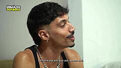 in this intriguing preview, the brazilian young boy has a delicious monster cock for gay bareback blowjob.