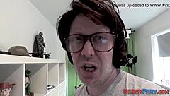 Amateur Tricked Into Intense Blowjob And Facial For Nerd's First Time!