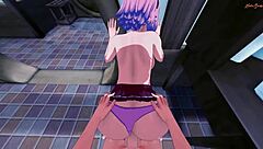 sakura swallows cum, then pov fucked doggystyle