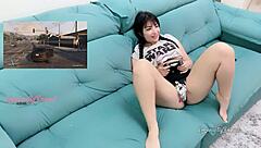 trans beauty jaqueline dark gets fingered double fucked and creampied