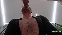 trying to stretch my throat with dildo