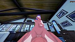 sakura swallows cum, then pov fucked doggystyle