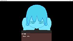 Train Slime With Blowjob! Cum Explosion!