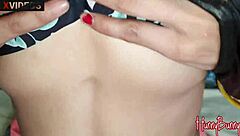 Drilling a sexy Indian girl in traditional saree outfit.