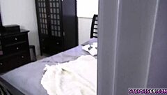 hot teen teases with blowjob before fucking suspended step sis