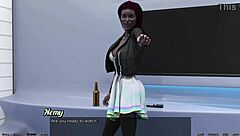 Stranded with married black milf