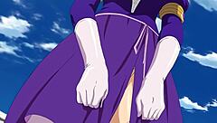 你想看她美味地吸他的鸡巴吗？