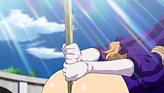 你想看她美味地吸他的鸡巴吗？