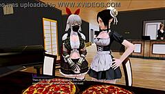 Bold foursome gay anal sex in suits at real estate