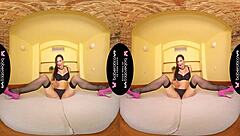 is solo milf using vibrator in vr?