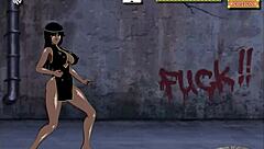 i play kung fu girl game with bound tits and ass