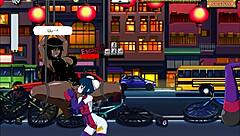 i play kung fu girl game with bound tits and ass