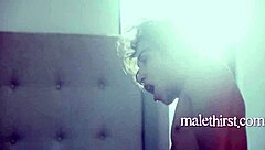 Gay virgin loses it in cinema with intense assfucking and blowjob