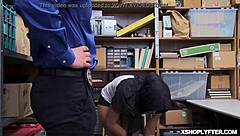 Shoplyfter Muslim Ella Knox Shows Massive Tits and Hairy Pussy