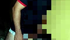 Brazilian hotwife Bruna Silva bangs at friend's party house.