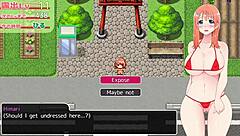 Conseguindo Um Bikini Vermelho Sexy De Uma Outra Garota