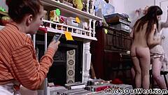 Real hairy aussie fingers her lesbian roommate in high definition amateur reality