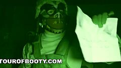 Tour of booty with military troops 😏