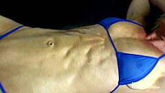 Muscular Bodybuilder Dances in Bikini!