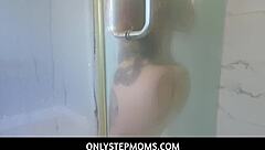 onlystepmoms - stepmom giving stepson a deepthroat blowjob and makes him fuck her pussy