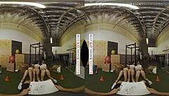 naughty america stars aiden ashley, jazmin luv, and lily larimar tease their personal trainer with a wild foursome