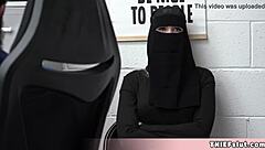 i can’t believe this cute muslim chick hid stolen stuff under her clothes