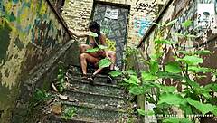 Horny Gothic Teen Doreen Gets Pierced Pussy Smashed.