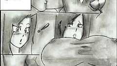 Giantess Undergoes Massive Breast Expansion in Animated Comic Compilation 2