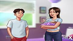 summertimesaga - hot bathroom bang e4 13