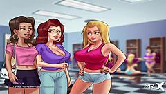 summertimesaga - hot bathroom bang e4 13