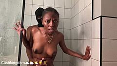 Babe With Nice Tits Sucks Bbc Then Gets Fucked In The Shower