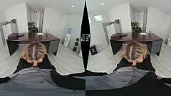 Kayla Kayden Celebrates Anniversary In Corner Office Lingerie