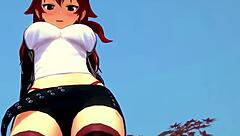 Watching Roxy bang gets me so hot with Eris nearby