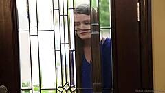 Hot Tutor Abby Cross And Ryan Ryans Film Lesbian Muff Diving