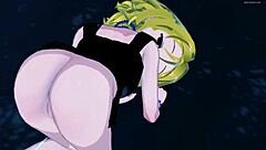 Anna prepares to exorcise you in shaman king style