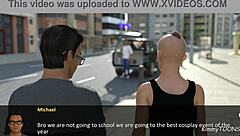 Is the slutty housewife teasing big cocks?