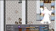 Amiga do príncipe estava fazendo alguma coisa debaixo do balcão do tarado - ntr sisters - ciella & luciella - parte 8