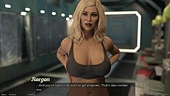 stranded in space: reagan craves pregnancy in 3d game