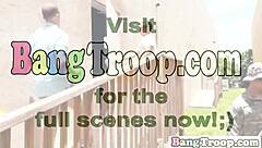 i'm in this military uniform group for a handjob in interracial reality scene