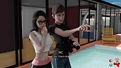 feeling wild with free use house halloween ep 8 threesome fun