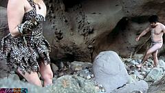 Cave Woman Gets All Holes Filled in Hospital Sex!