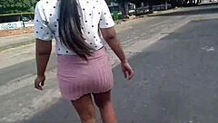 Pair of Colombians Enjoy Mutual Pleasure in Public Park