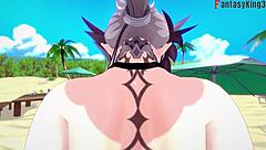 Arlecchino Fucking Bikini Sex On The Beach 2 Genshin Impact Watch Full Fantasyking3