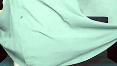 hey, check out this sissy crossdresser ladyboy twink in a sexy dress riding cowgirl on webcam