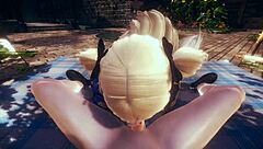 嘿，想看菲谢尔的POV口交，脸上射满精，在原神本子？