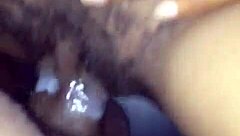 Nut Bursting with Big Black Cock Cumshot!