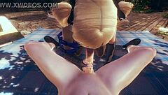 嘿，想看菲谢尔的POV口交，脸上射满精，在原神本子？