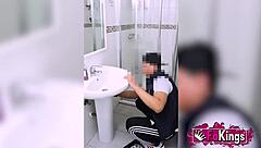 Surprise, plumber! My naked Latina body is ready for hardcore banging with blowjob.